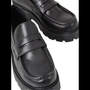 NIB Free People Vagabond Cosmo 2.0 Loafer Black Leather Lug Sole EU 40